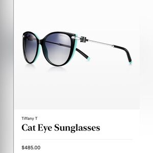 Tiffany & Co T Cat Eye Sunglasses